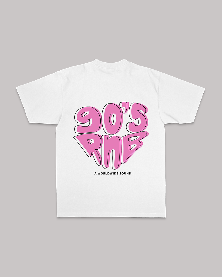 90s R&B WHITE TEE – Crescendo