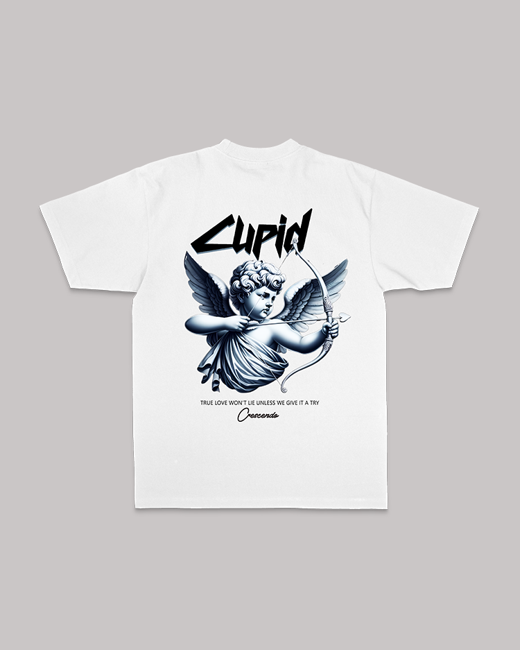 トップス momentel Love Bear Cupid T-Shirt shury CUPID DOESNT LIE WHITE TEE – Crescendo