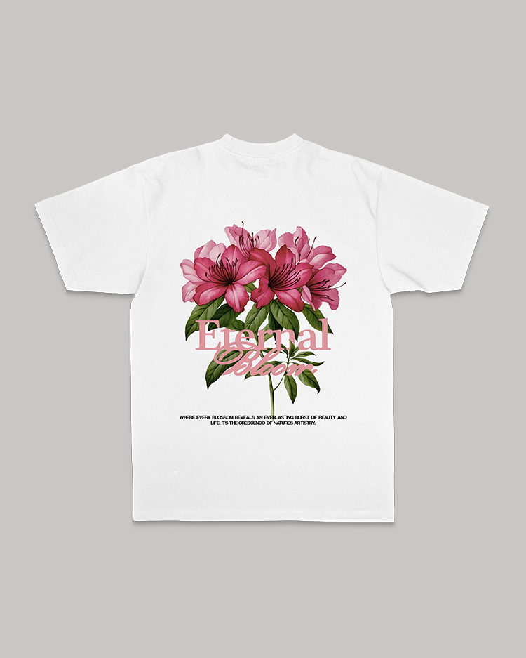 ETERNAL BLOOM WHITE TEE – Crescendo