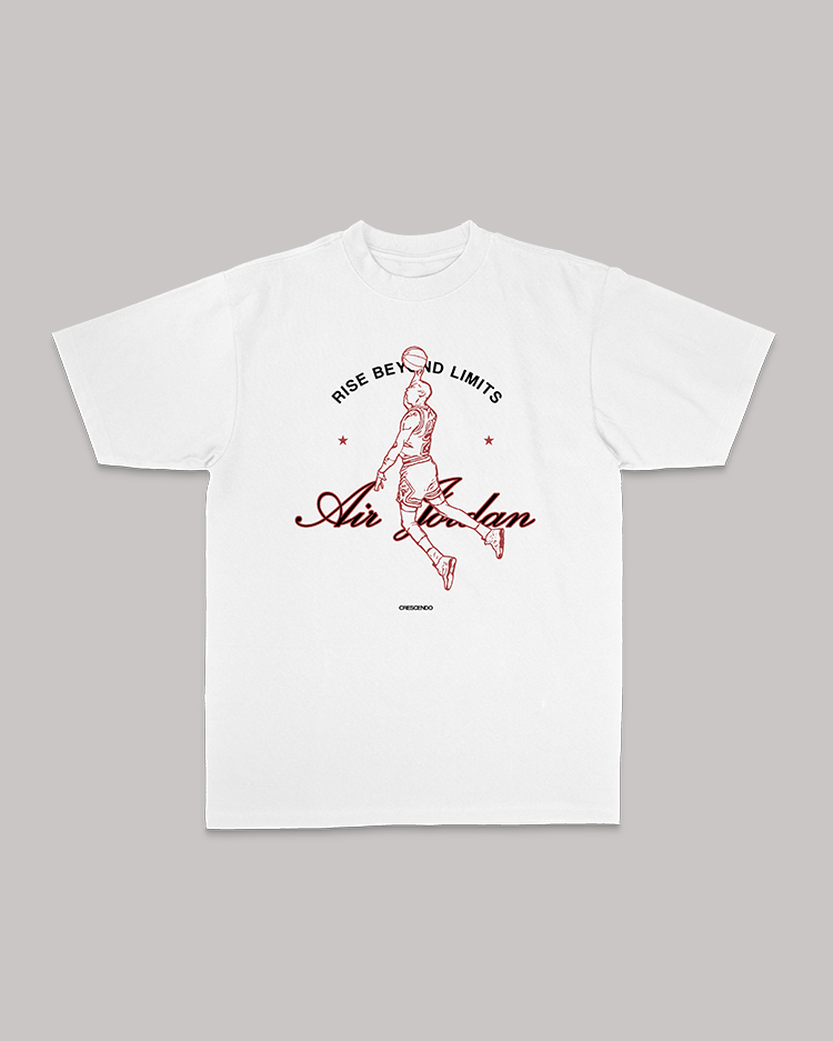JORDAN WHITE TEE – Crescendo