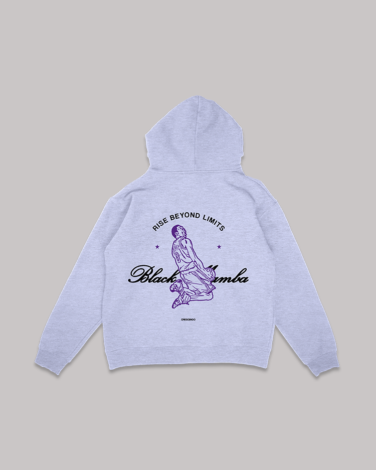 BLACK MAMBA GRAY HOODIE – Crescendo
