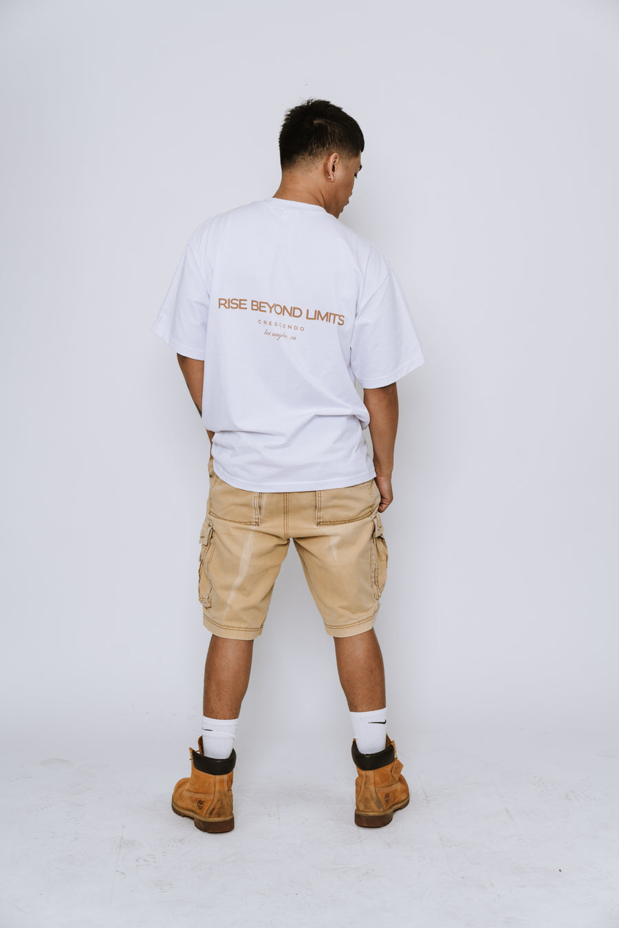 RISE BEYOND MINIMAL WHITE TEE