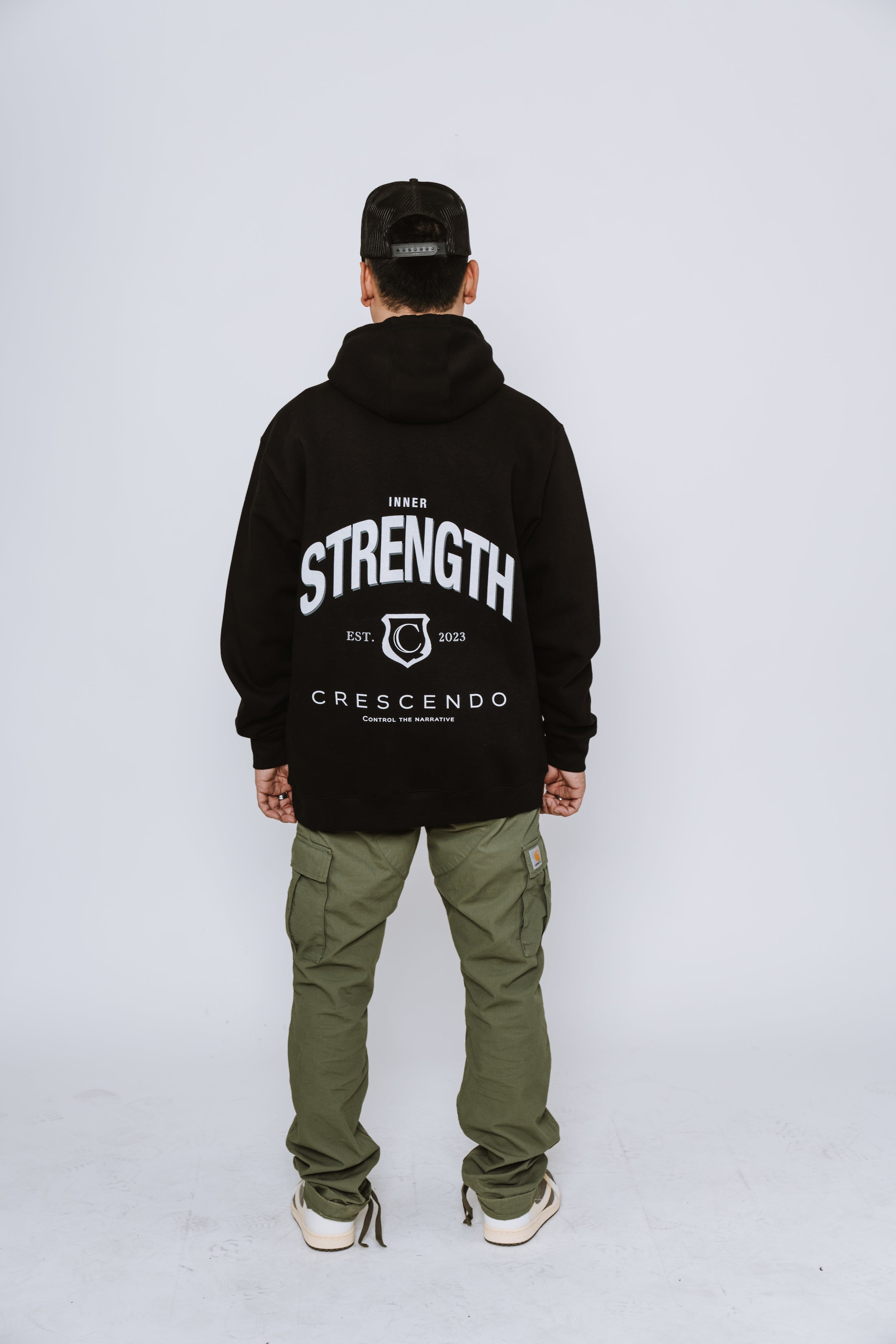 INNER STRENGTH BLACK HOODIE