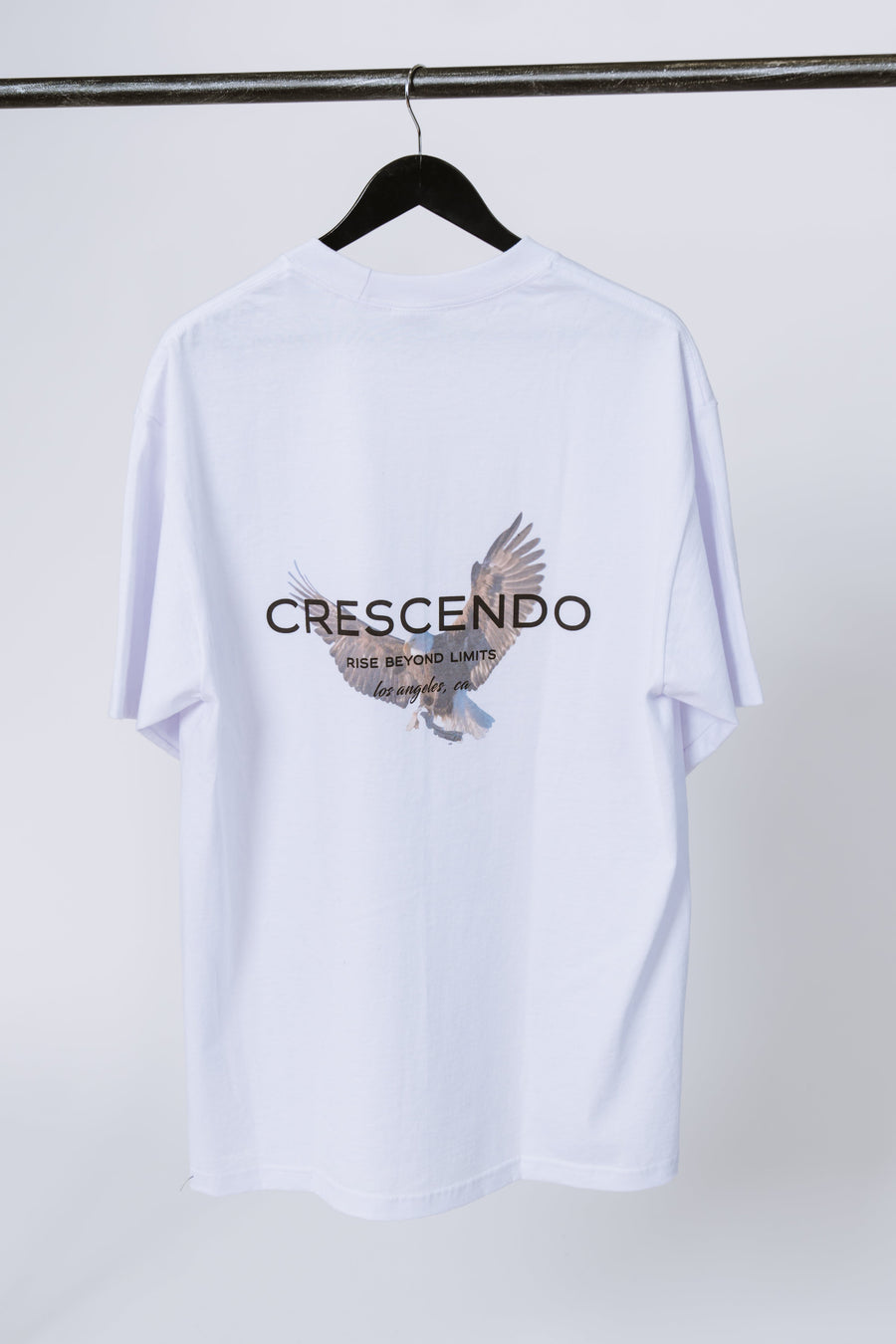 CRESCENDO RISE EAGLE WHITE TEE