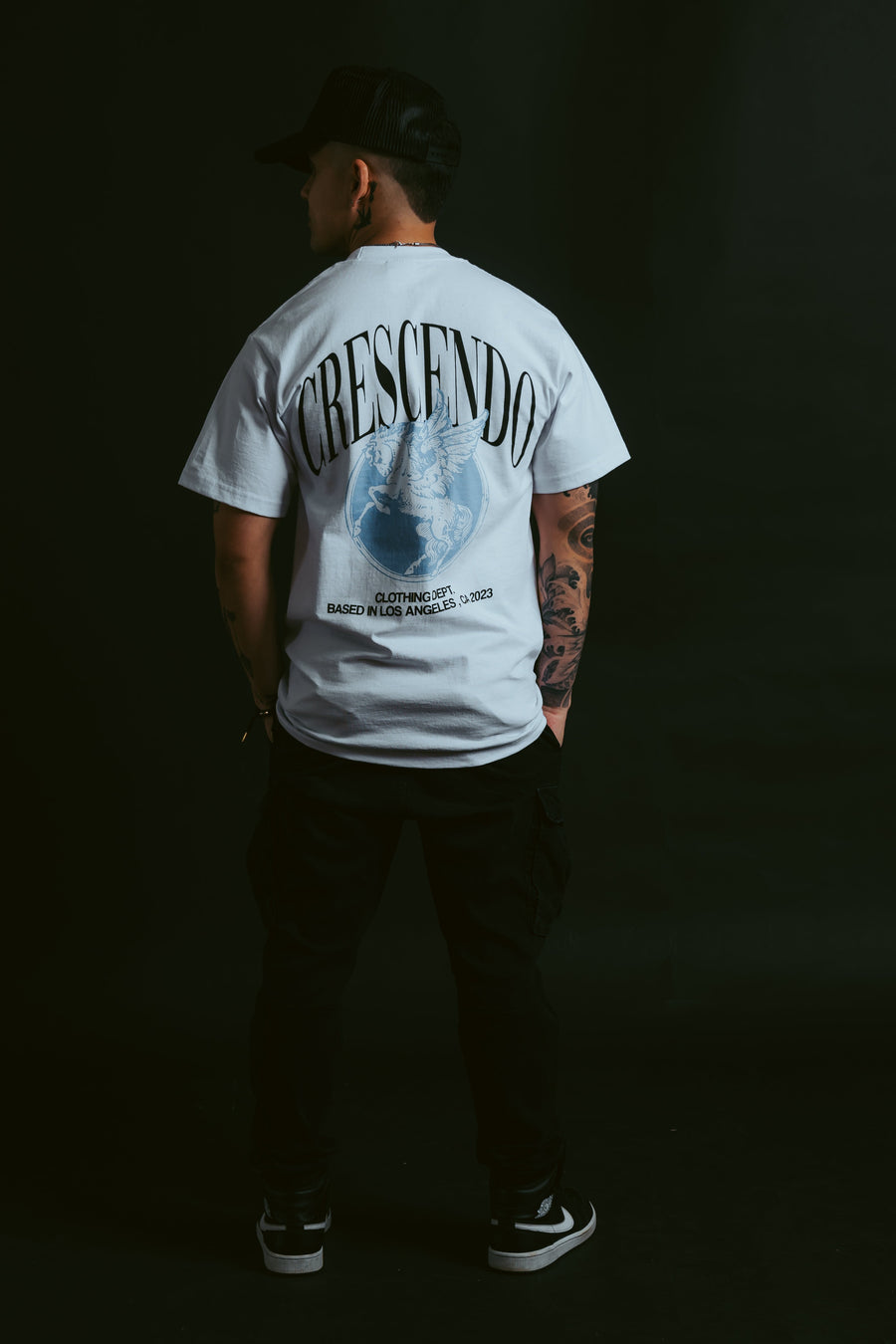 CRESCENDO PEGASUS WHITE TEE