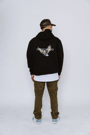 CRESCENDO RISE EAGLE BLACK HOODIE