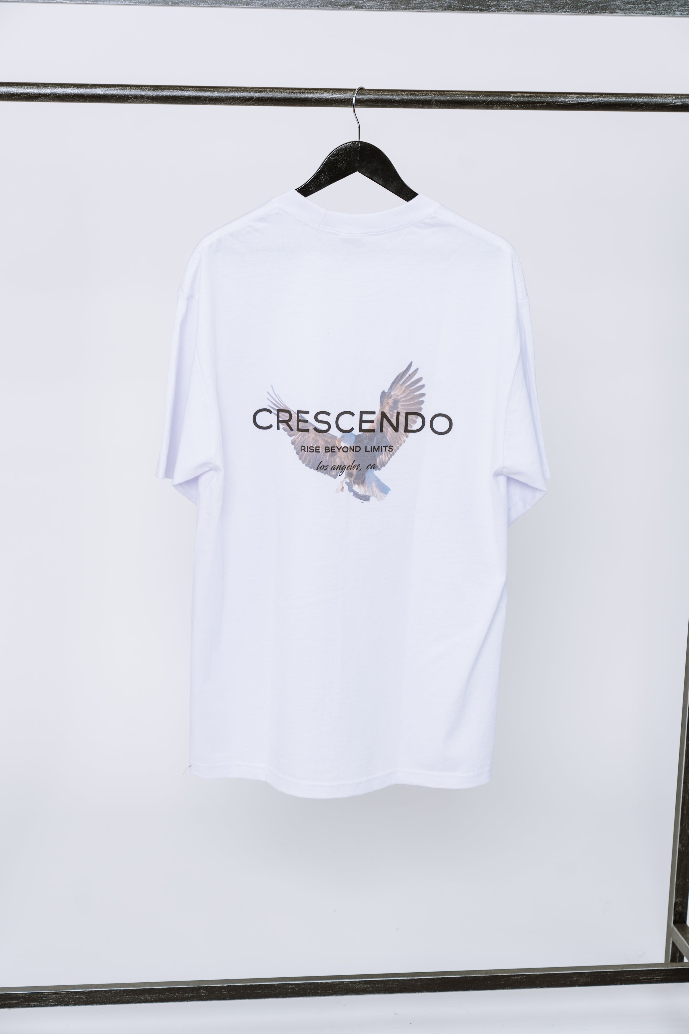 CRESCENDO RISE EAGLE BLACK TEE