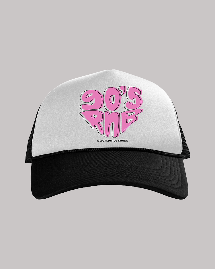 90S RNB WHITE/BLACK TRUCKER