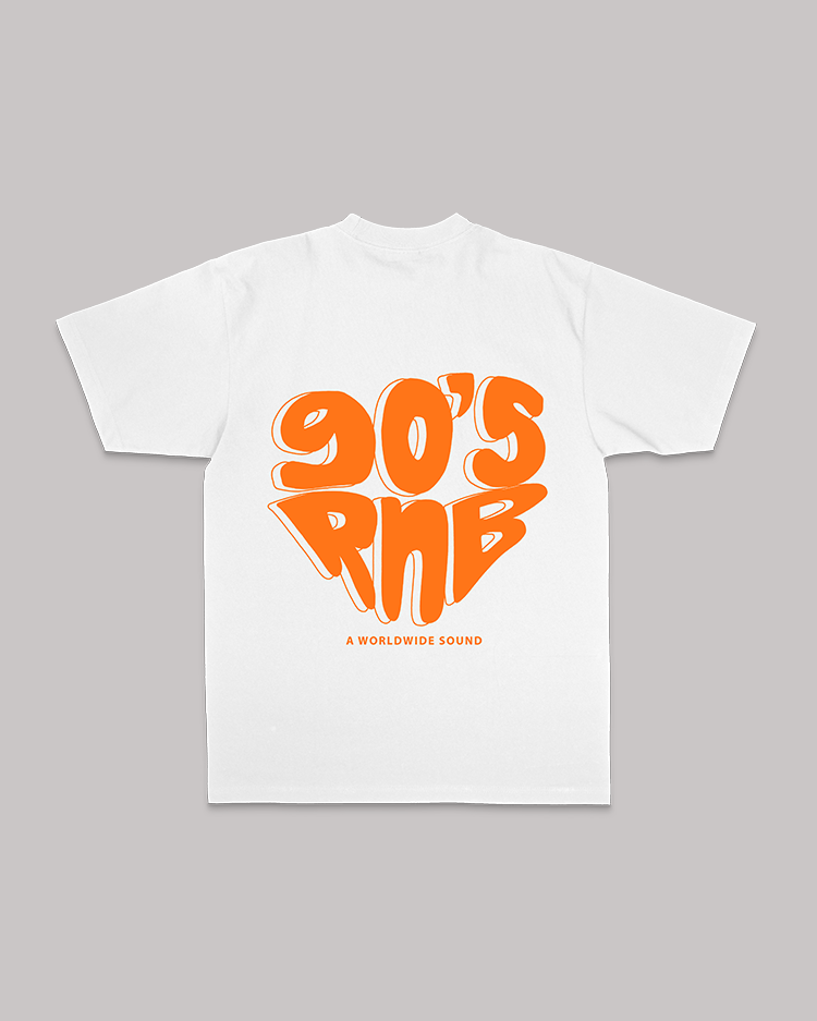 90s R&B HALLOWEEN WHITE TEE