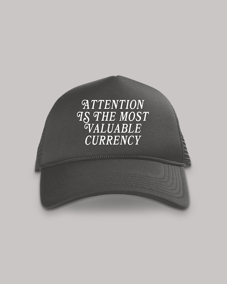 ATTENTION CURRENCY GRAY TRUCKER