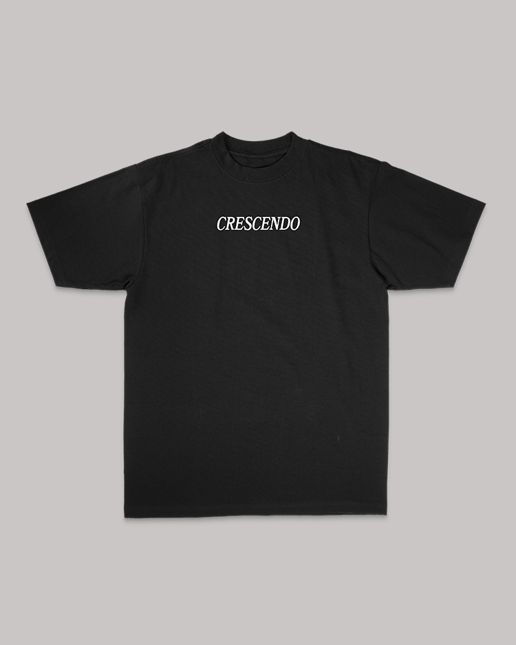 ATTENTION CURRENCY BLACK TEE