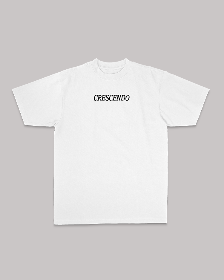 ATTENTION CURRENCY WHITE TEE