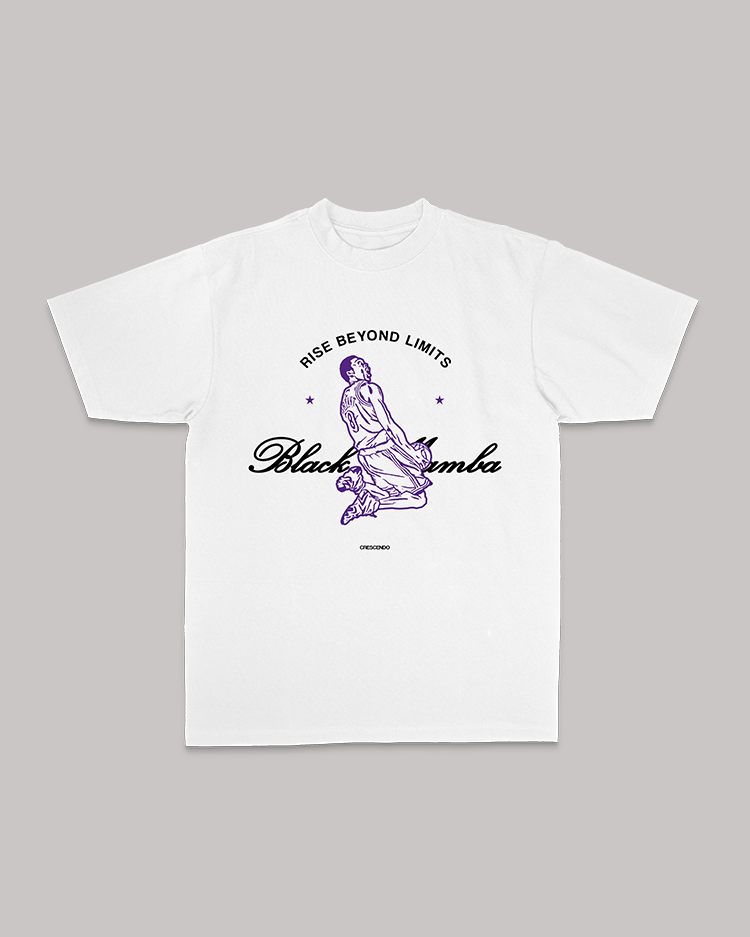 BLACK MAMBA WHITE TEE