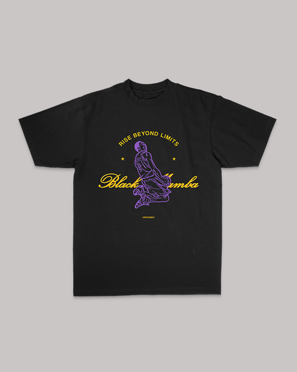 BLACK MAMBA BLACK TEE – Crescendo