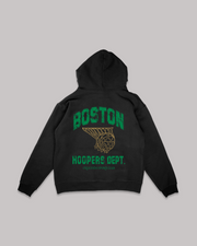 HOOPERS DEPT. BOSTON BLACK HOODIE