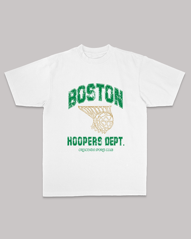 HOOPERS DEPT. BOSTON WHITE TEE