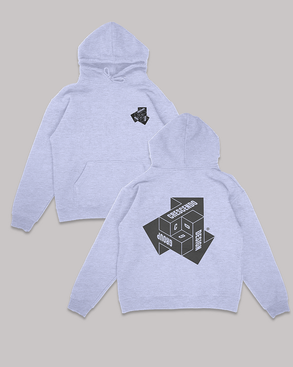 CDG CUBE GRAY HOODIE – Crescendo