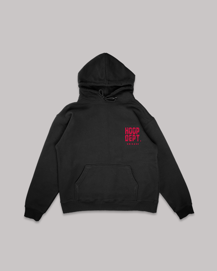 HOOPERS DEPT. CHICAGO BLACK HOODIE