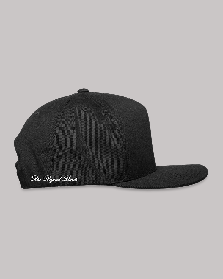 COLLEGIATE C BLACK SNAPBACK