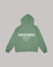 CRESCENDO ATELIER SAGE HOODIE