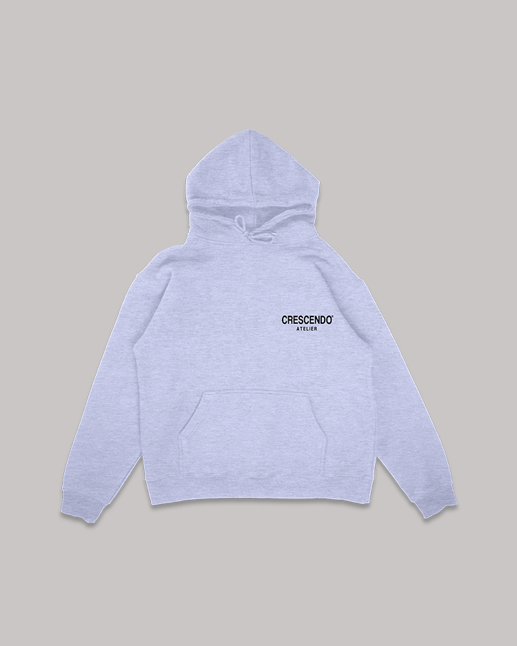 CRESCENDO ATELIER GRAY HOODIE