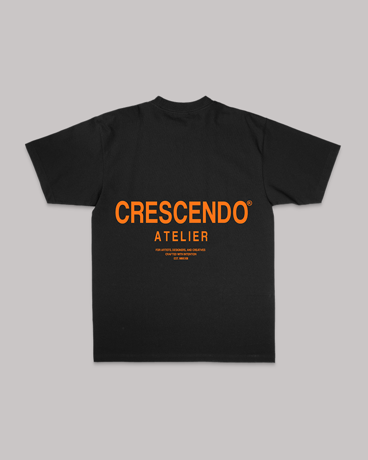 CRESCENDO ATELIER HALLOWEEN BLACK TEE