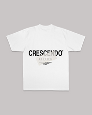 CRESCENDO ATELIER TAPE WHITE TEE