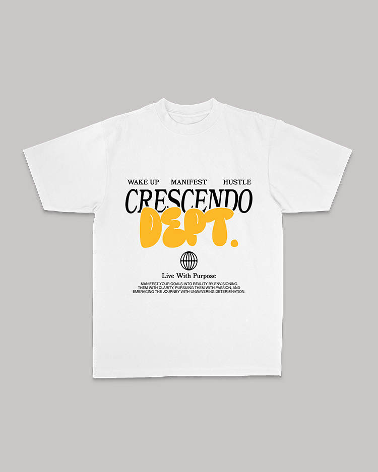 CRESCENDO DEPT. WHITE TEE