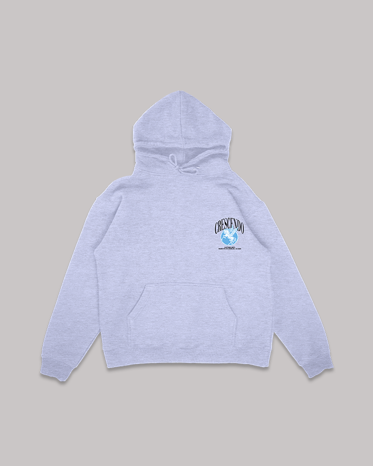 CRESCENDO PEGASUS GRAY HOODIE