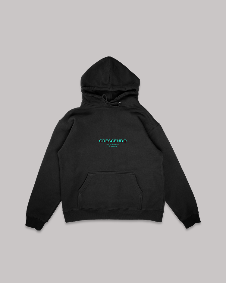 CRESCENDO RISE EAGLE BLACK HOODIE