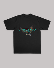 CRESCENDO RISE EAGLE BLACK TEE