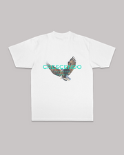 CRESCENDO RISE EAGLE WHITE TEE