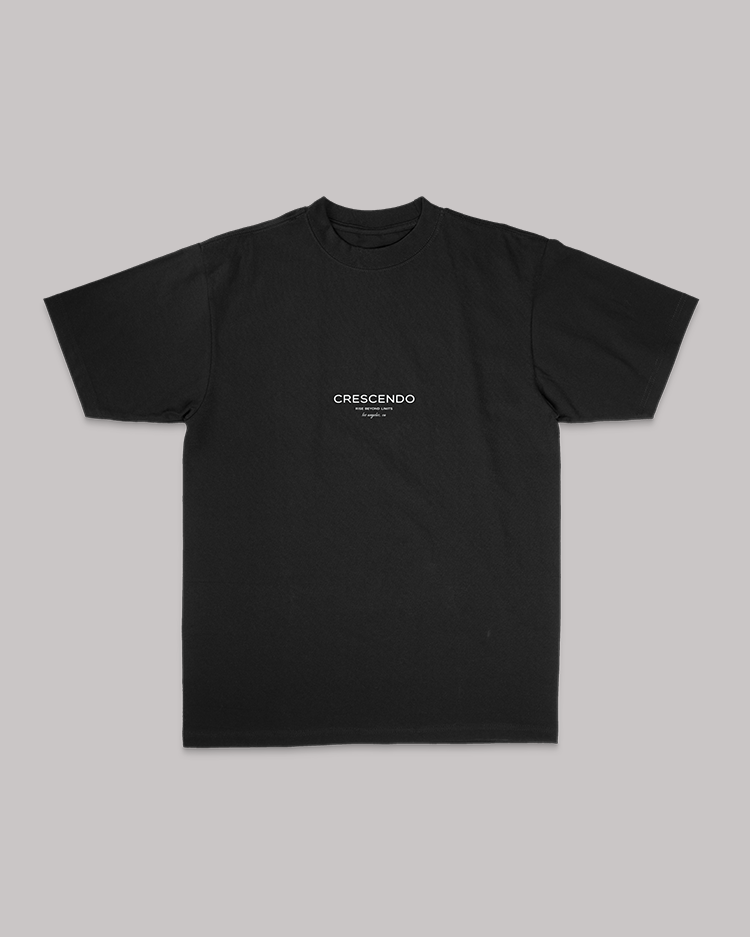 CRESCENDO RISE EAGLE BLACK TEE