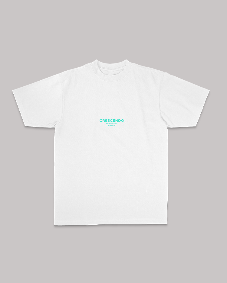 CRESCENDO RISE EAGLE WHITE TEE