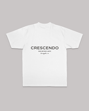 CRESCENDO RISE MINIMAL WHITE TEE