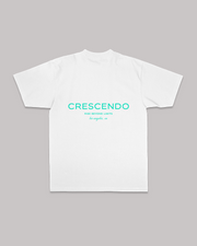 CRESCENDO RISE MINIMAL WHITE TEE