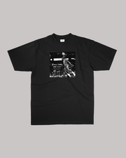 CROSS THE LINE BLACK TEE