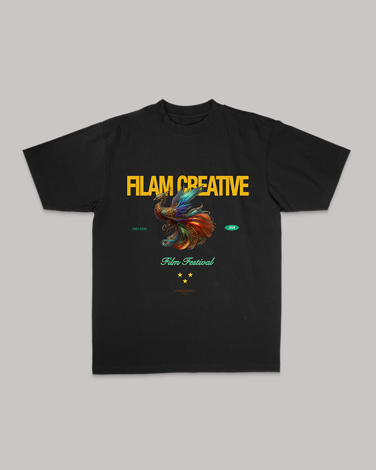 FILAM CREATIVE FILM FEST BLACK TEE