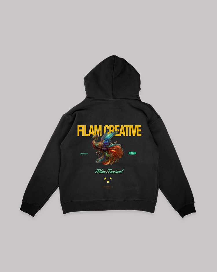 FILAM CREATIVE FILM FEST BLACK HOODIE