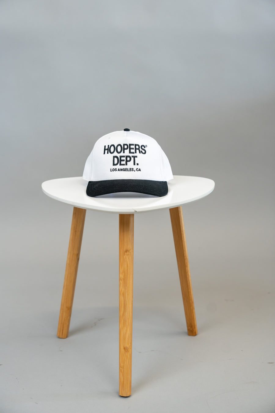 HOOPERS DEPT WHITE/BLACK SNAPBACK