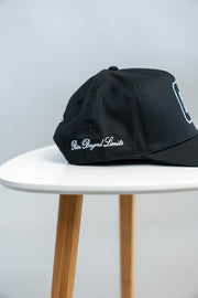 COLLEGIATE C BLACK SNAPBACK