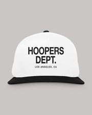 HOOPERS DEPT WHITE/BLACK SNAPBACK