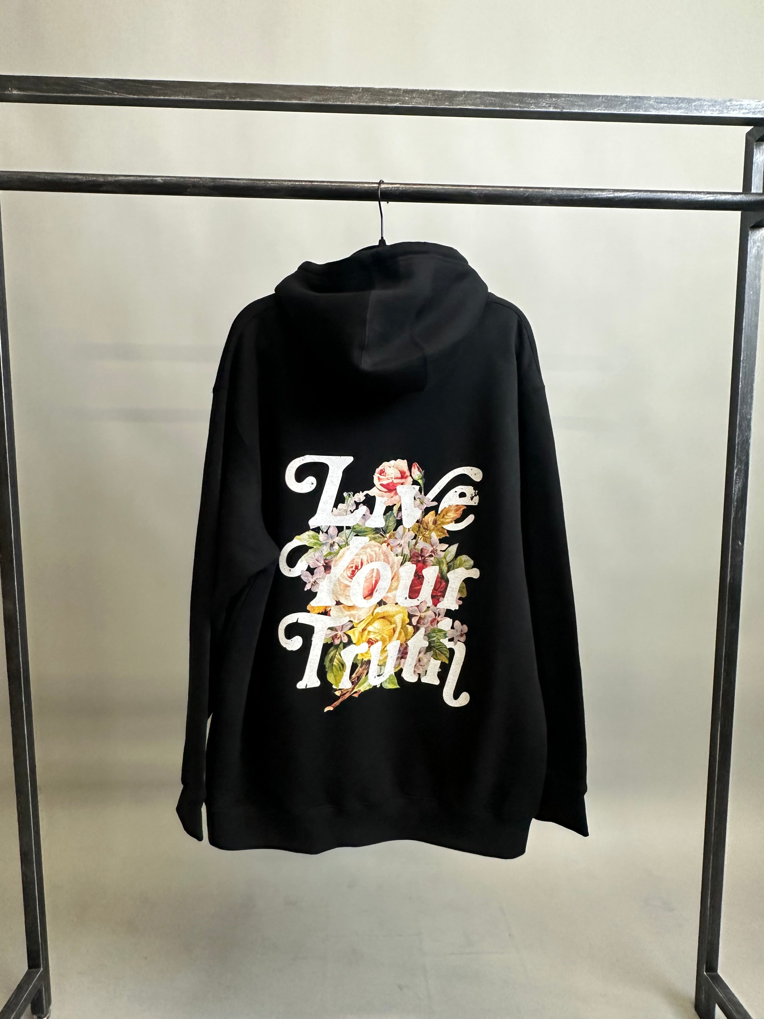 LIVE YOUR TRUTH BLACK HOODIE