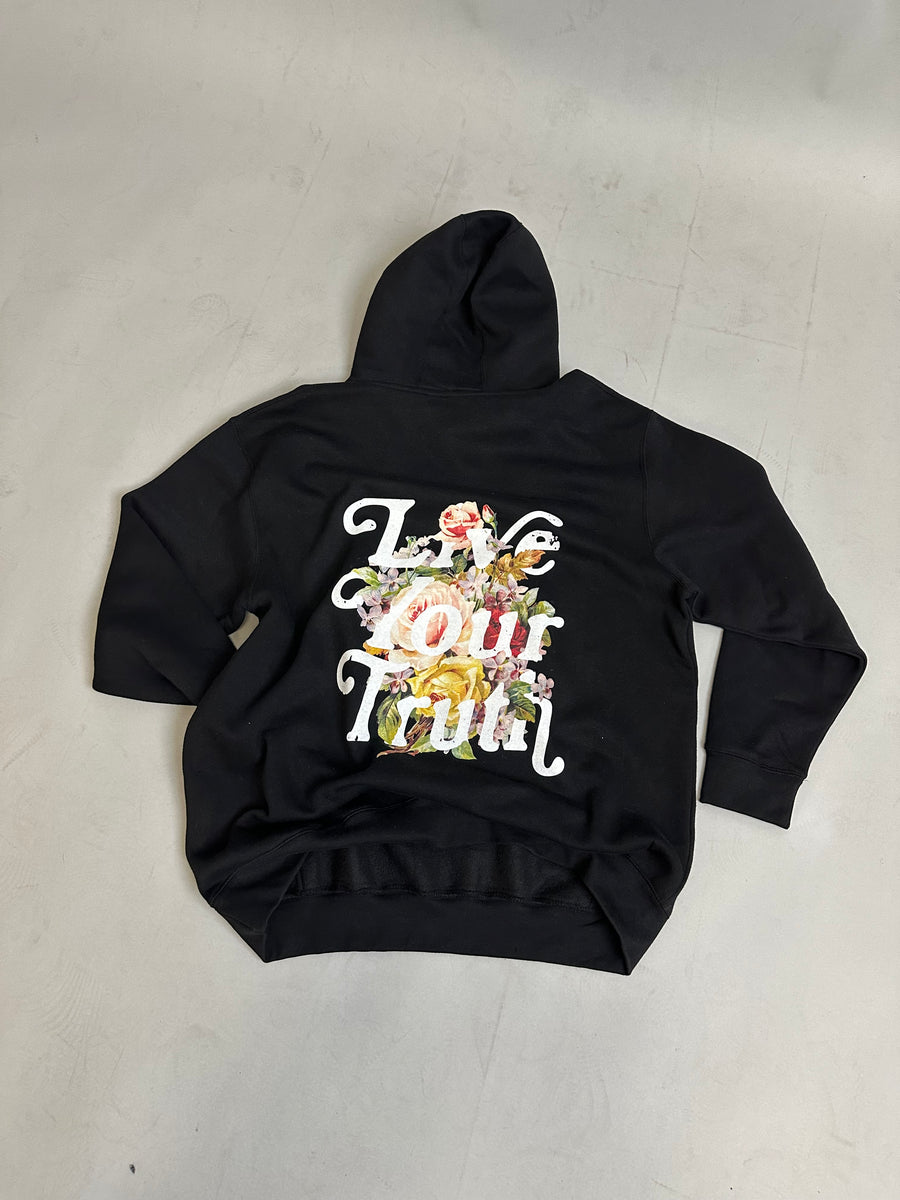 LIVE YOUR TRUTH BLACK HOODIE