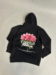 ETERNAL BLOOM BLACK HOODIE