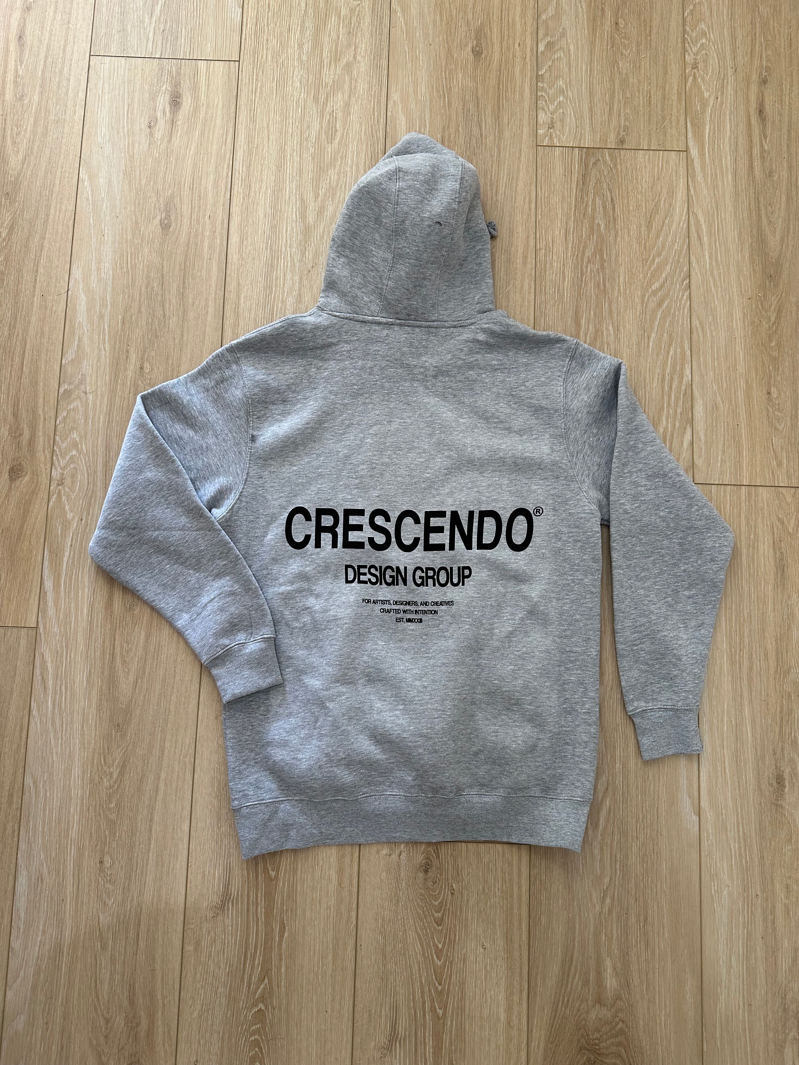 CRESCENDO DESIGN GROUP GRAY HOODIE