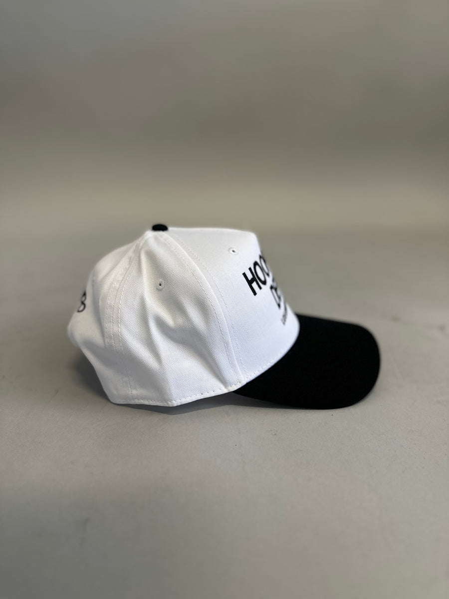 HOOPERS DEPT WHITE/BLACK SNAPBACK