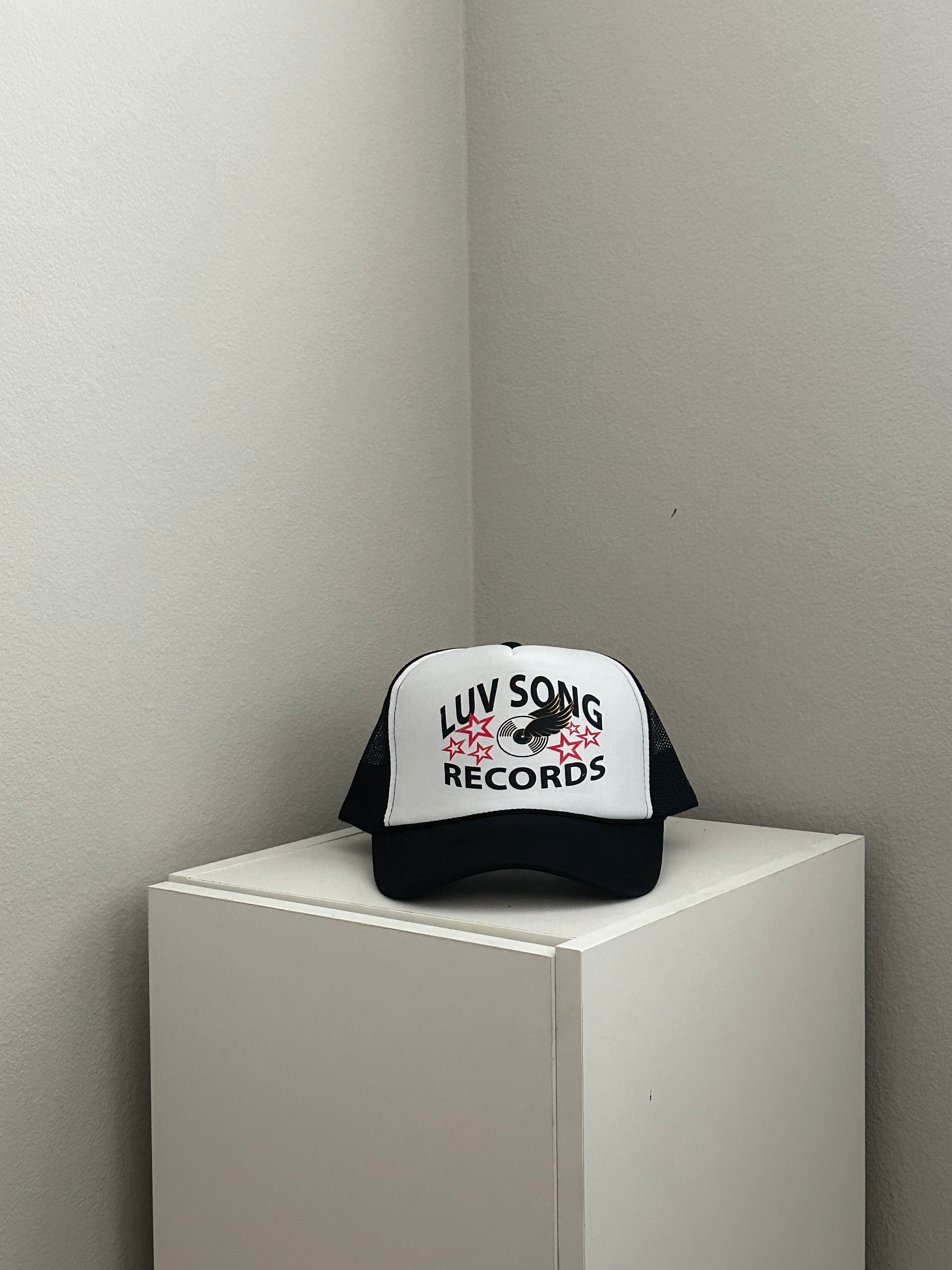 LUV SONG RECORDS WHITE/BLACK TRUCKER