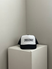 CRESCENDO SANS WHITE/BLACK TRUCKER