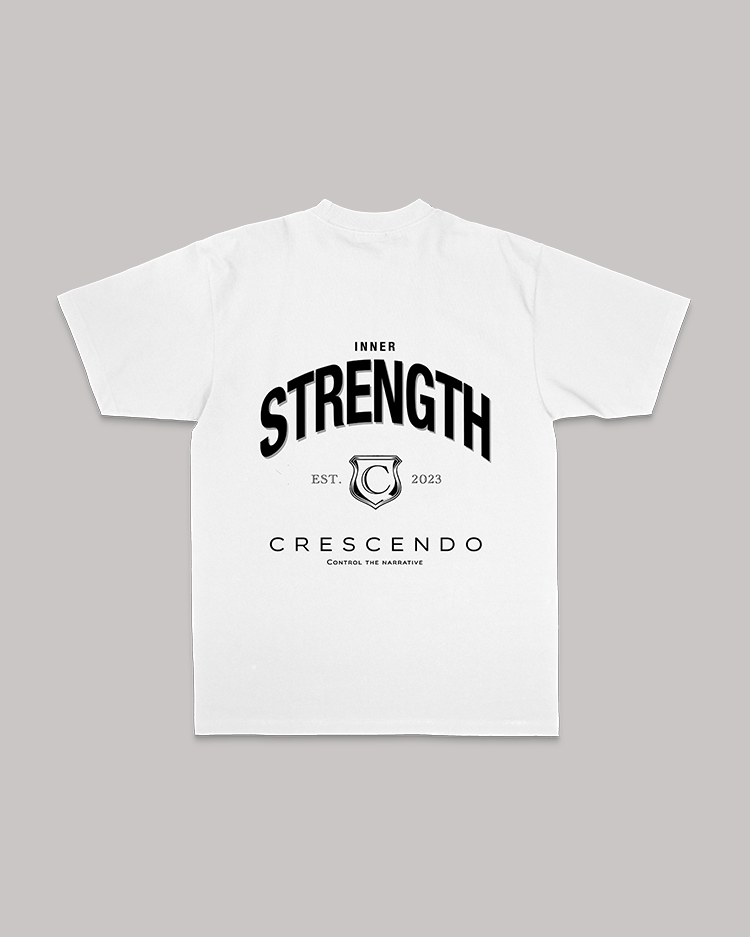 INNER STRENGTH WHITE TEE